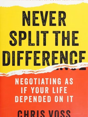 Never Split the Difference cover